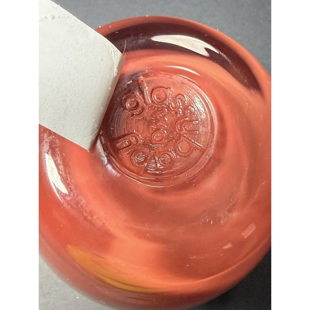 Glassybaby Candle Holder RUDOLPH Glass Votive Holder Pre Triskelion 1416‎